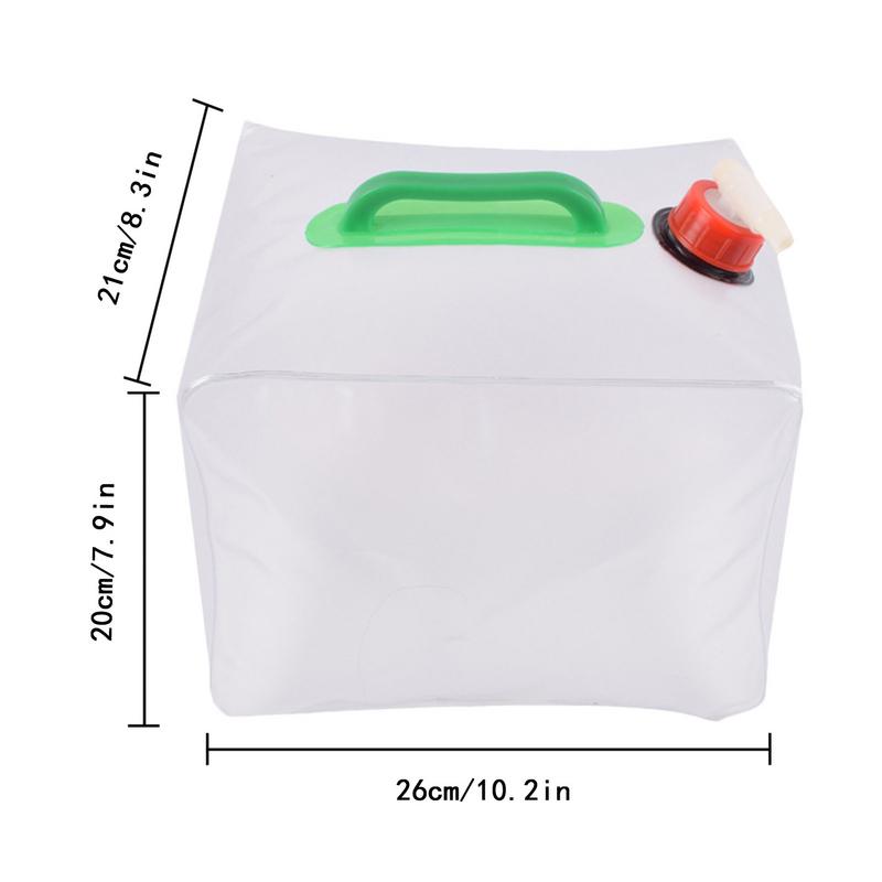 10/20L Outdoor Use Camping Travel Folding Bucket Camper Tourism Large Water Storage Container Foldable Water Pouchs Water Canister