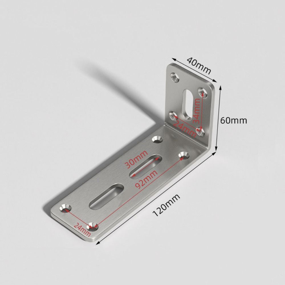 Stainless Steel Corner Brackets L-Shaped Bracket Fastener Fastener Joint Bracket Furniture