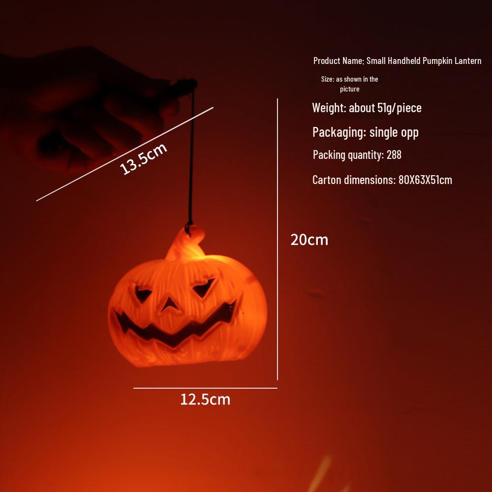 Halloween Pumpkin Lantern & Skeleton Ghost Decorations for Party Atmosphere