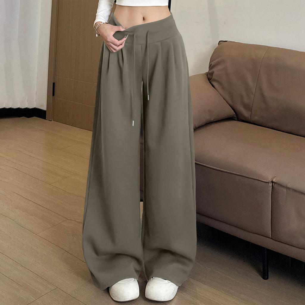 Women's Fashionable Loose Wide Leg Trousers