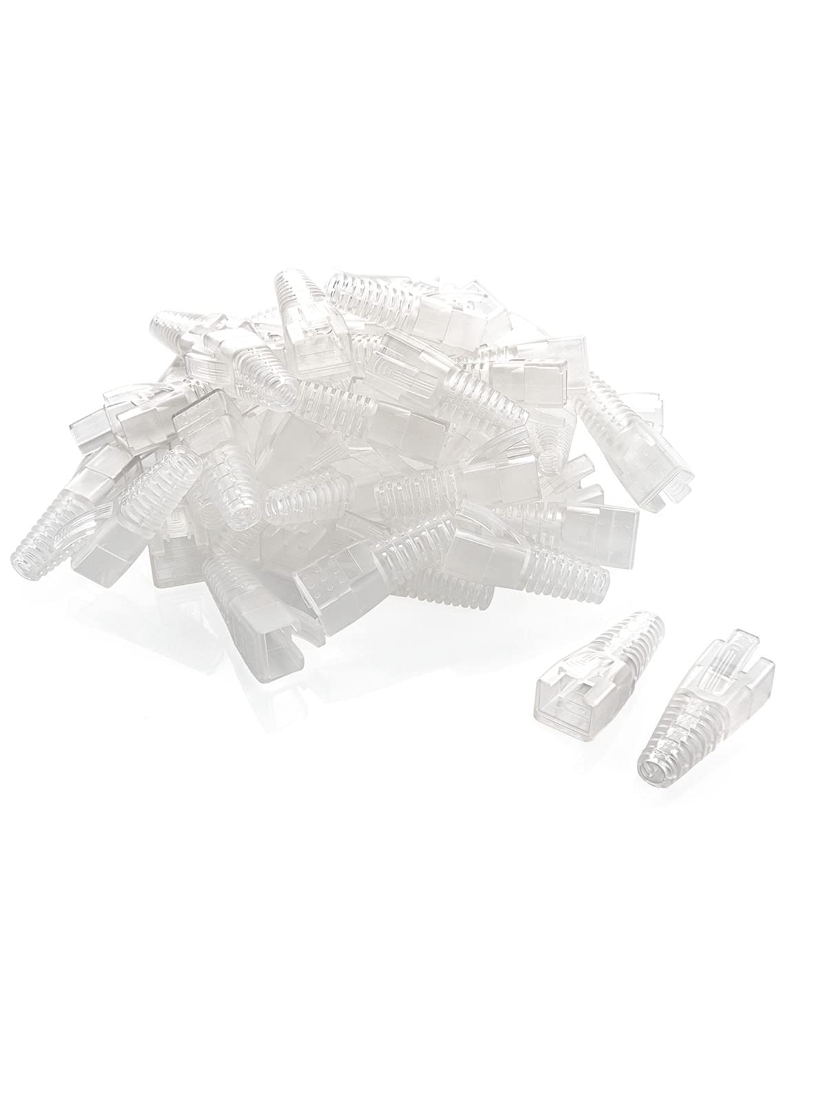 

Разъем для LAN-кабеля CableCreation Защитная крышка для LAN-разъема и Упаковка защитных крышек для предотвращения обрывов LAN-кабеля, Cat5, Cat5e, Cat6, Cat6a, 50, Крышка, Прозрачный,