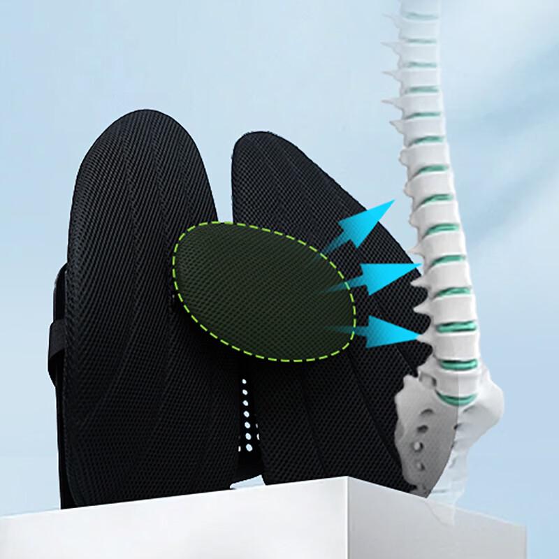 YunYao Ergonomic Memory Foam Lumbar Support Cushion CN plug (adapter included)