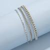 Fashion, Temperament Simple Metal Chain Retro Creative Japanese Chain Anklet Three-piece Set