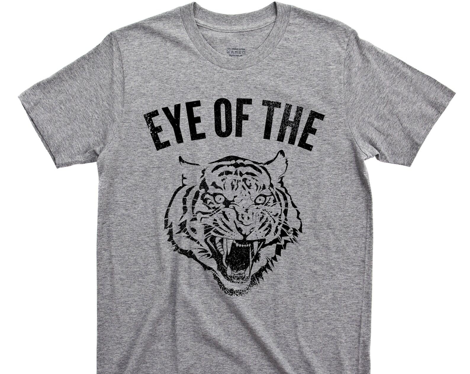 Eye Of The Tiger T Shirt - Rocky Survivor Graphic TShirt M