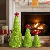Tabletop Christmas Tree Mini Xmas Tree Decoration Bright Color Realistic Looking Christmas Table Centerpiece Holiday Home Decor