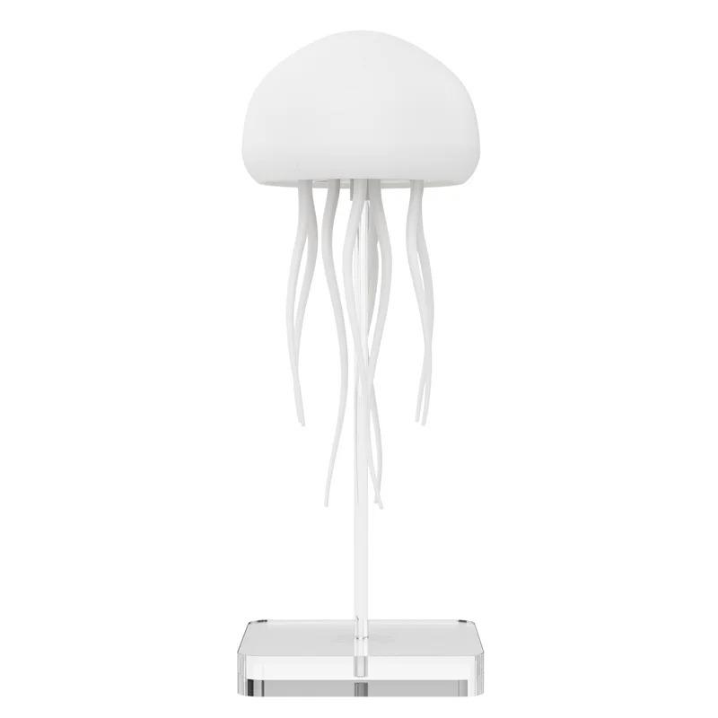 Creative Home Lighting Dynamic Voice Control Jellyfish Lamp Color Changing Atmosphere Romantic Rechargeable Ambient Night Light