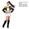 Demon Hunter Girl's Costume Performance Outfit for Stage Shows Halloween Cosplay Stage Attire for Comfort Colorful Dance Ensemble