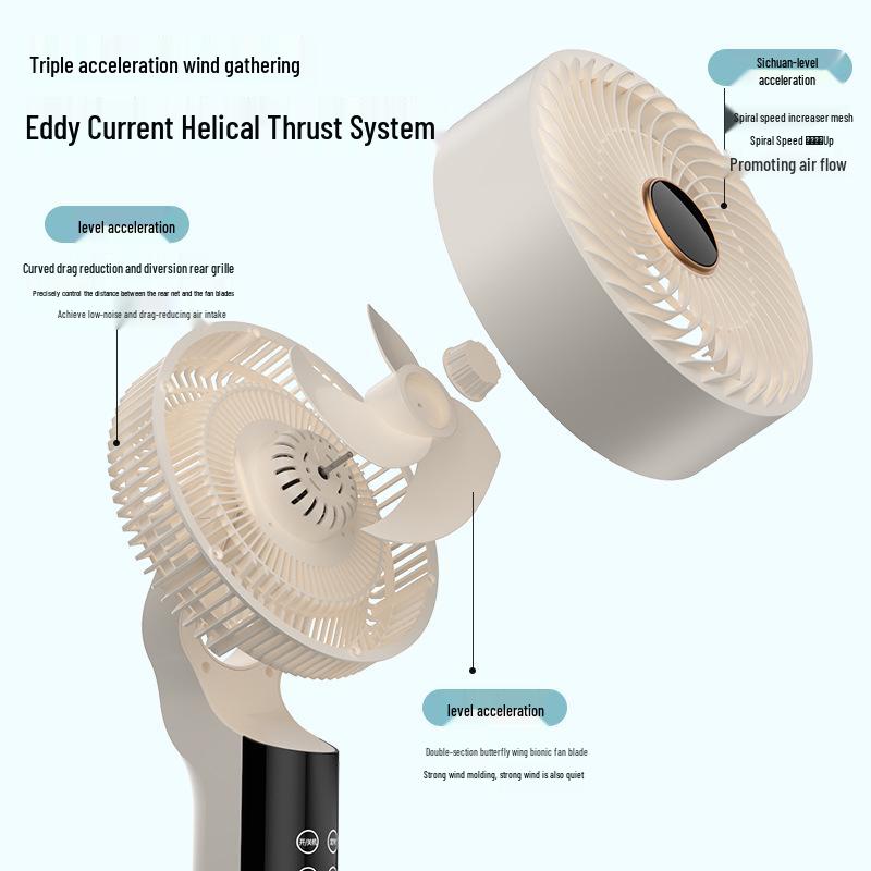 Carefully Selected Large Electric Fan with Remote & Voice Control - Ideal for Floor/Table Use in Home or Dorm.