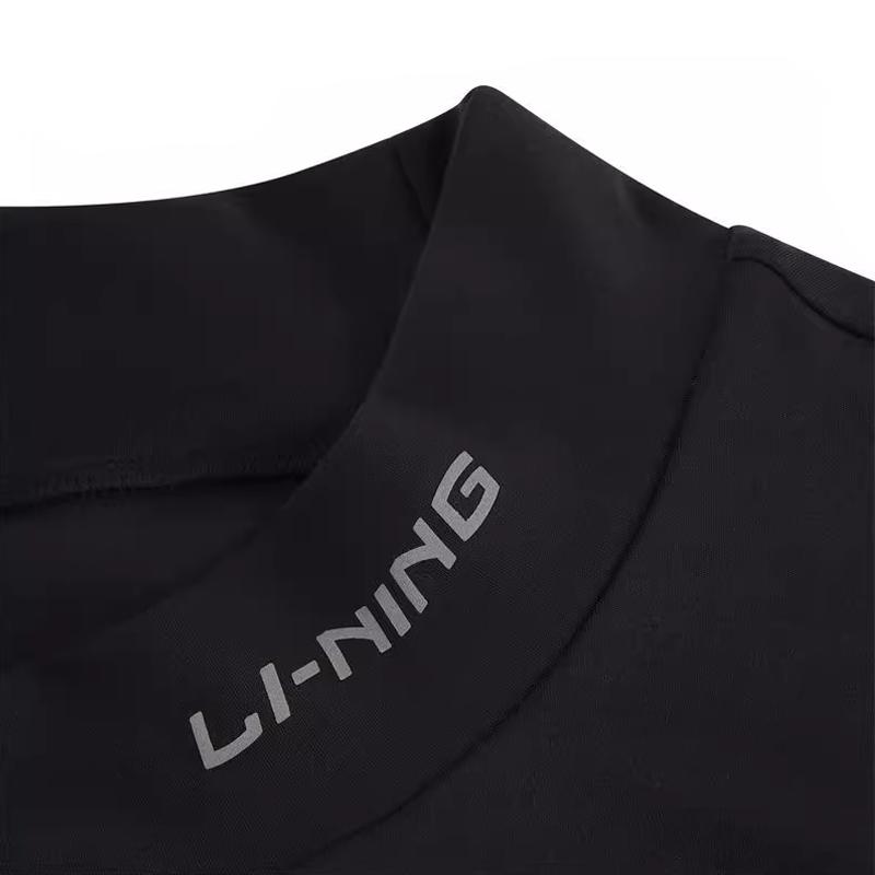 Li Ning T Shirts Men's Half Turtleneck Moderate Straight Fit ATLV349-1