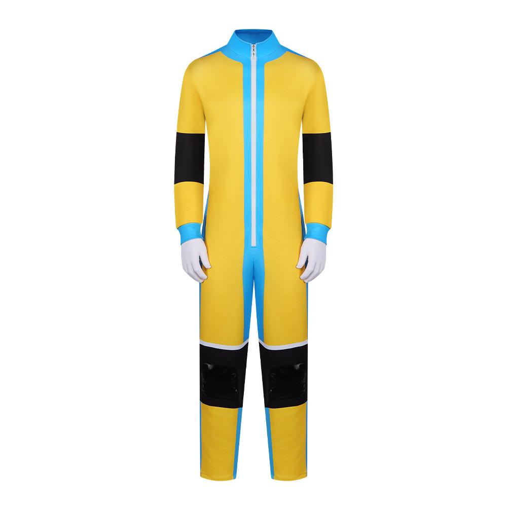Dispatch Superhero Cosplay Costume With Water Active Bodysuit For Game Fans
