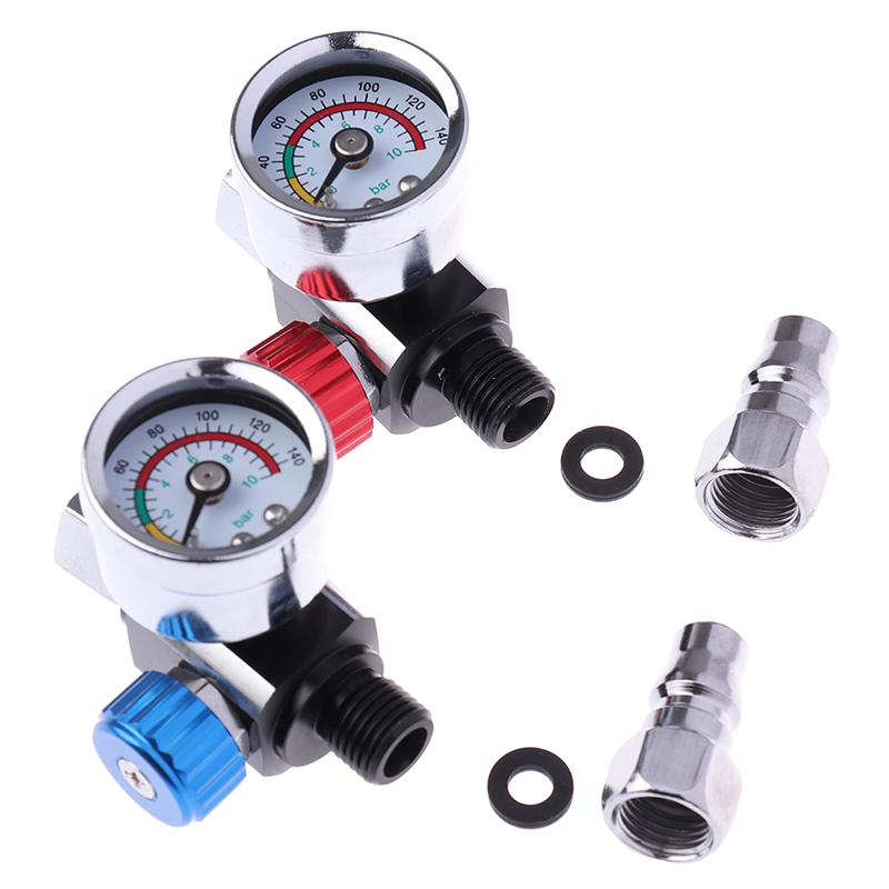 Spray Gun Air Pressure Regulator Gauge For Car Auto Repair Painting Tool