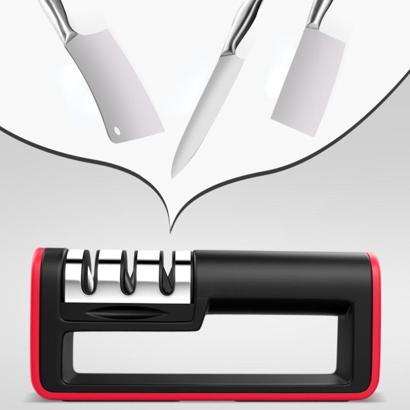 Rychlá bruska na nože Diamantová Profesionální 3-stupňová bruska Diamantové nástroje na broušení nožů Brusný kámen Kuchyňské nářadí