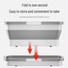 Foldable Bucket Wash Mop: Portable, Flat Design for Car & Home Use