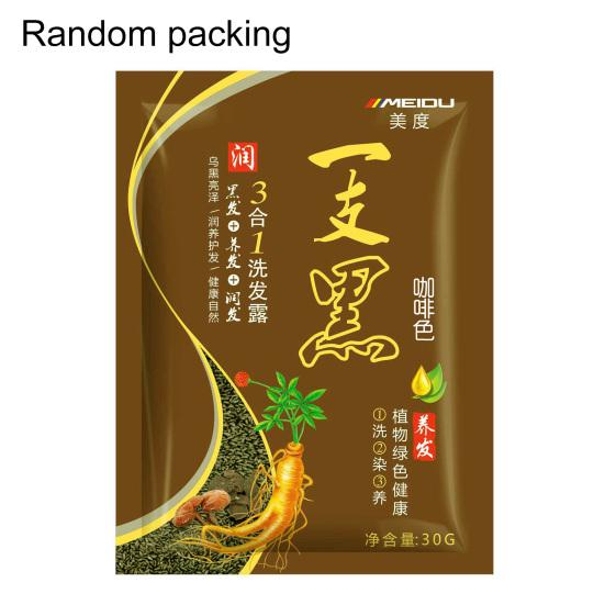 30g Multifunctional Hair Dye Shampoo Non-Irritating Plant Extract Natural Fast Hair Dye Shampoo