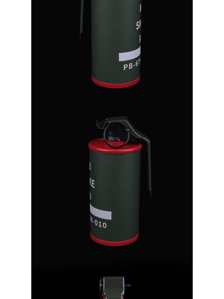 M18 Smoke Grenade Ejectable Pull Ring Prop for Cosplay & Storage