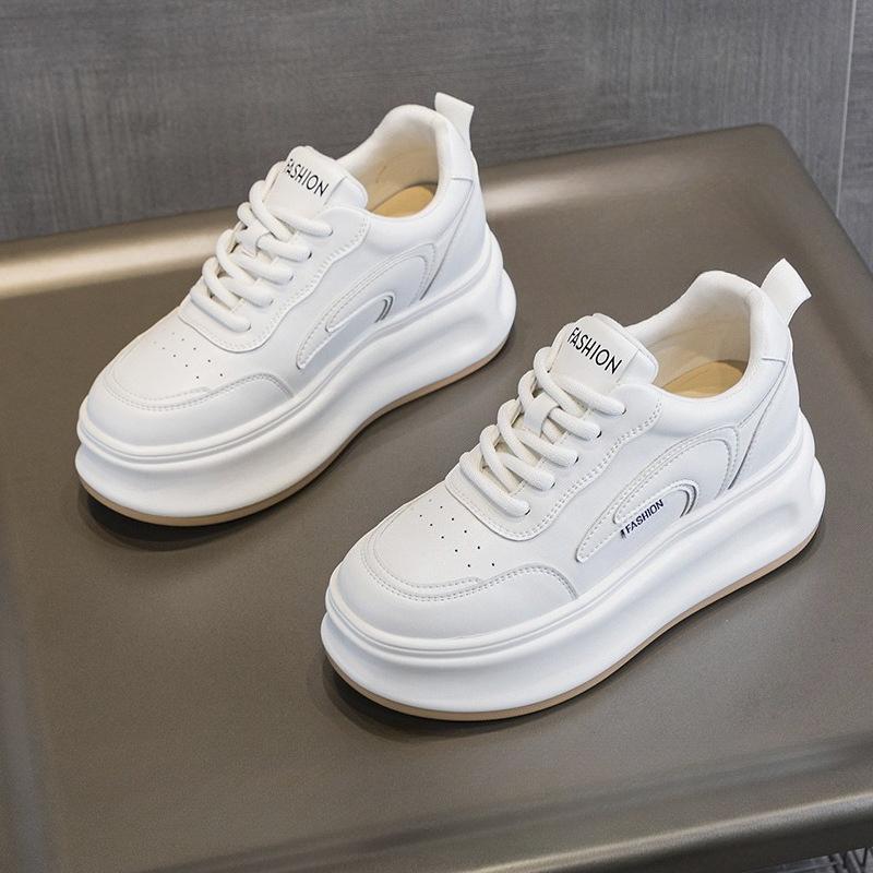 

Увеличивающие рост Торт Толстоподошвенные Дышащие Повседневные Женские Туфли 39 белый