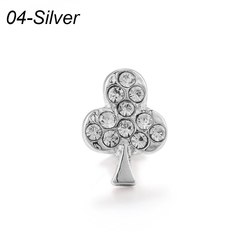 

Металлический браслет с бриллиантами Декоративное кольцо Ремешок Аксессуары Подвески для часов Орнамент silver-04