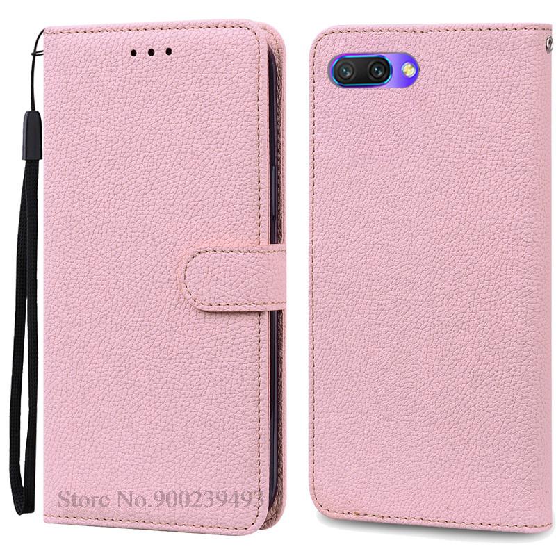 

Для чохла Honor 10 Силіконовий чохол Чохол-гаманець Для Huawei Honor 10 Чохол-книжка Honor10 COL-AL10 L29 L19 TL10 Чохол для телефону Coque Fundas For Honor 10 рожевий