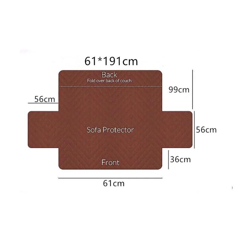 Waterproof Solid High Quality Slipcovers One Piece Pet Sofa Cover Universal Non Slip Recliner Cover
