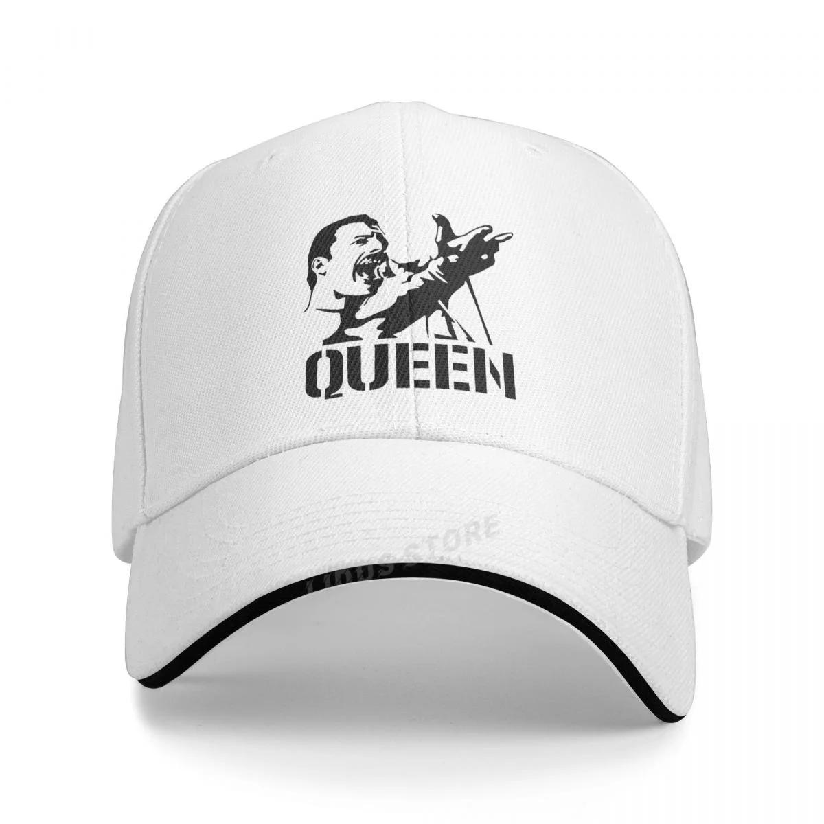

Новая бейсбольная кепка Queen Rock Band для мужчин, повседневная хлопковая кепка с принтом для папы, кепка британской группы Rock Queen, регулируемая кепка Snapback Adjustable белый
