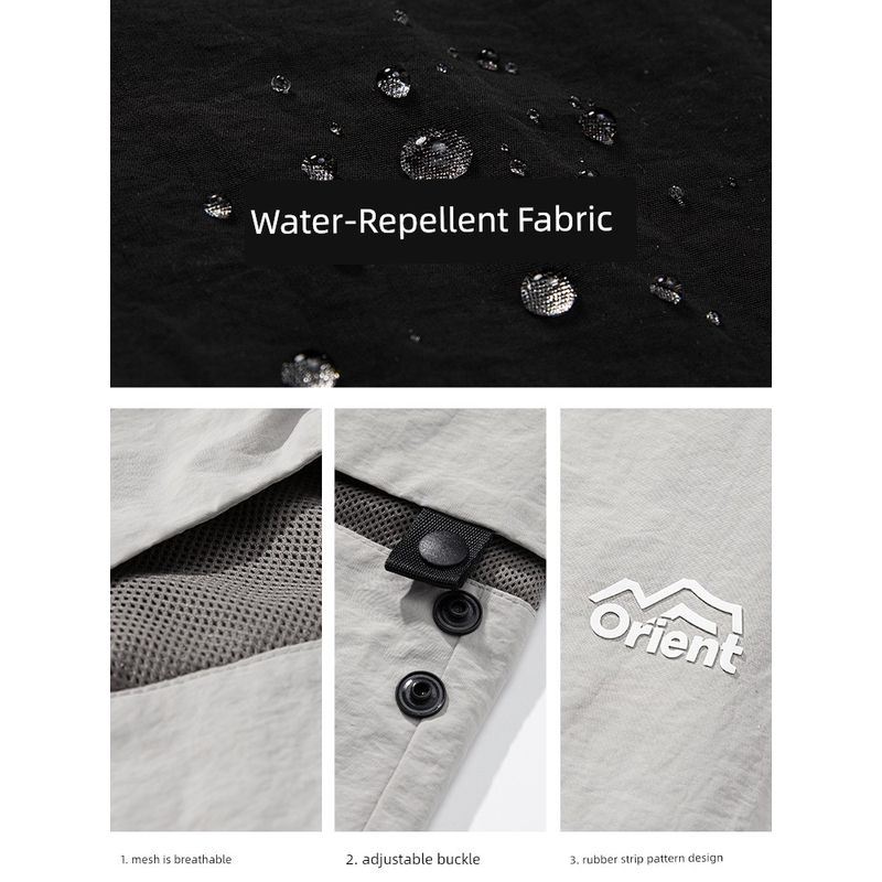 Wassup Trendy Workwear Functional Waterproof Outdoor Hiking Pants for Men, Spring and Autumn Loose Casual Cool Straight-Leg Trousers