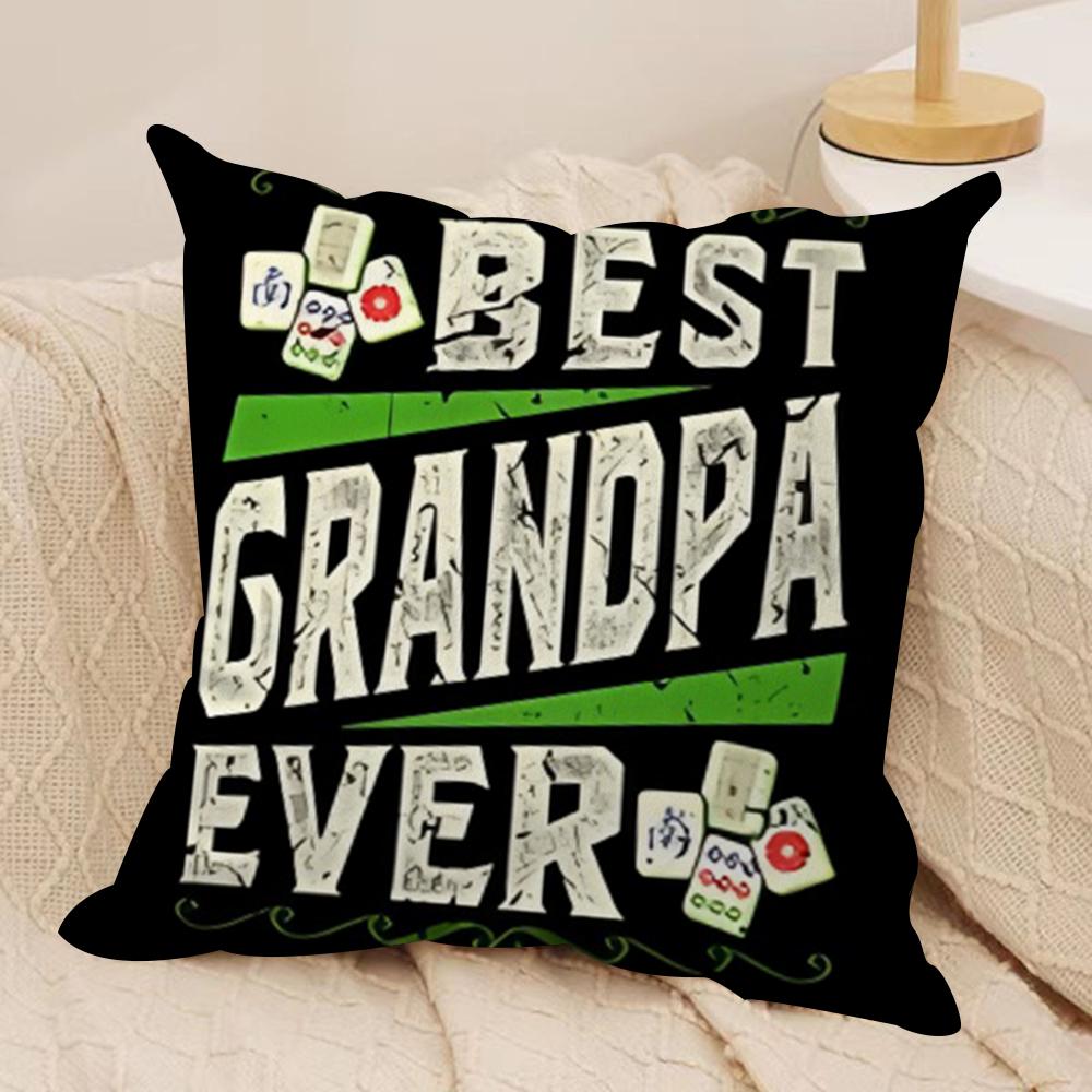 

Best grandparents Ever Cushion Cover Soft Plush Fabric DoubleSided Printed Cushion Covers for All Seasons Modern Home Decor 30x30cm