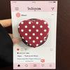 Heart Film Magnetic Phone Holder: Japanese-Korean Style Airbag Stand with Retractable Desktop Support