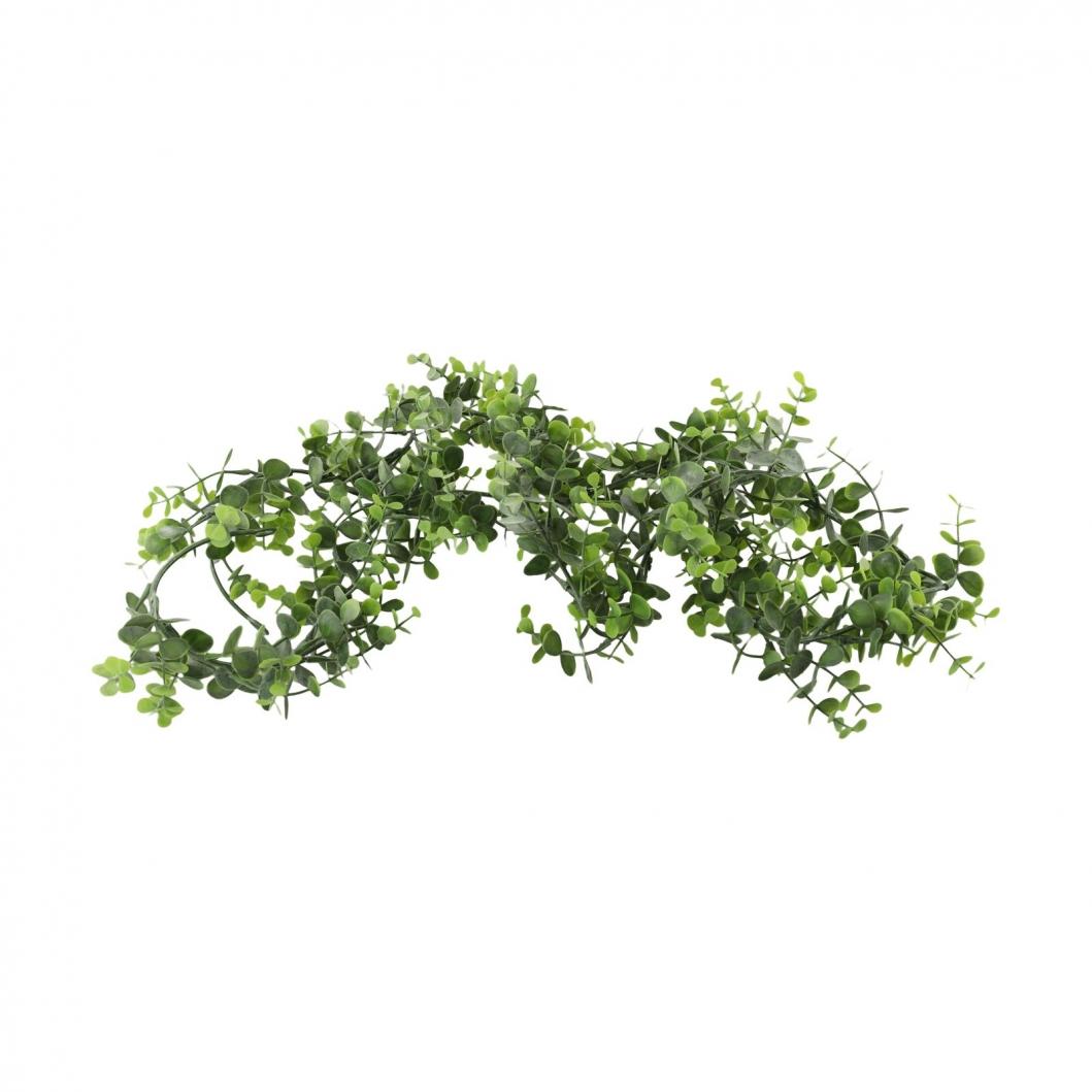Гирлянда Искусственная Эвкалиптовая Лоза Зелень Дом Офис белый