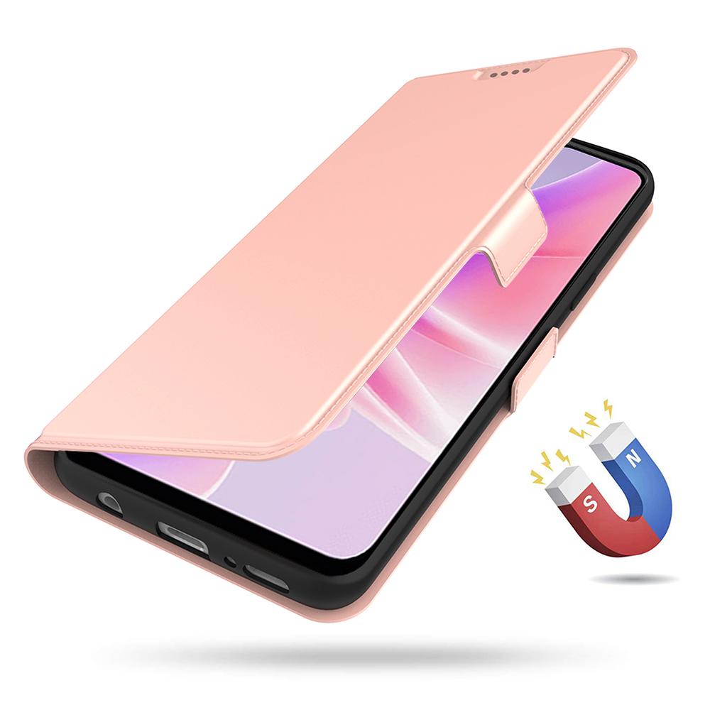 Etui Na Telefon Do Oppo Reno15 5G (Światowy) / Reno15c 5G (Chiny) Odporna na wstrząsy wewnętrzna powłoka z TPU Skórzane etui na telefon Slot na karty