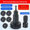 Car Wheel Hub Grinding Brush Brake Disc Rust Grinding Removal Tool Brake Grinding Cleaner Kit Rust Remover Polishing Kit