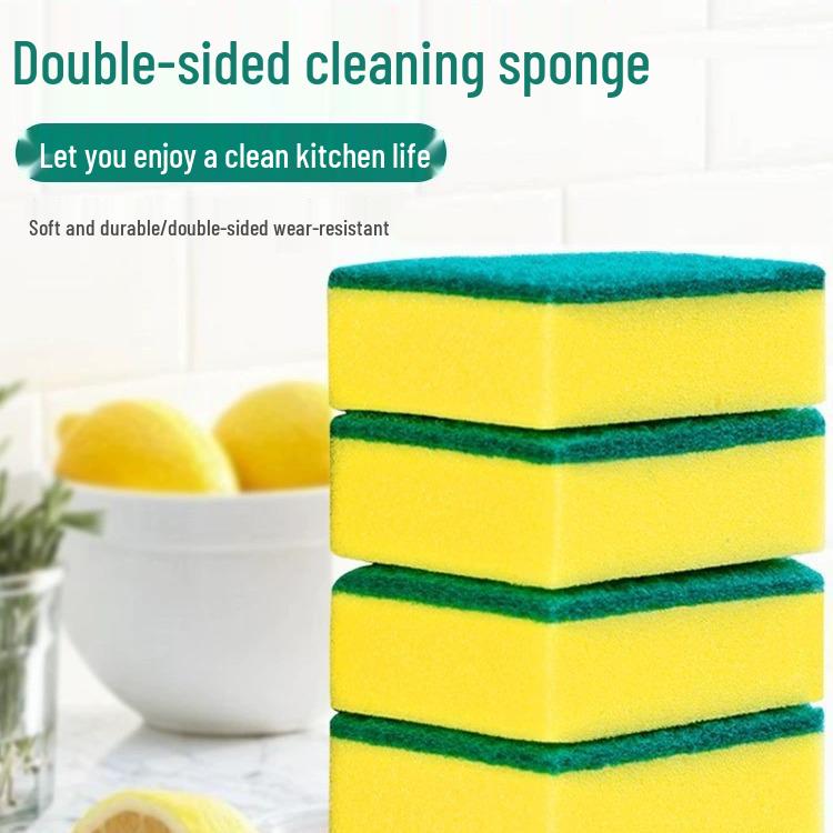 Magic Nano Dishwashing Sponge & Scouring Pad - Ultimate Kitchen Cleaning Tool