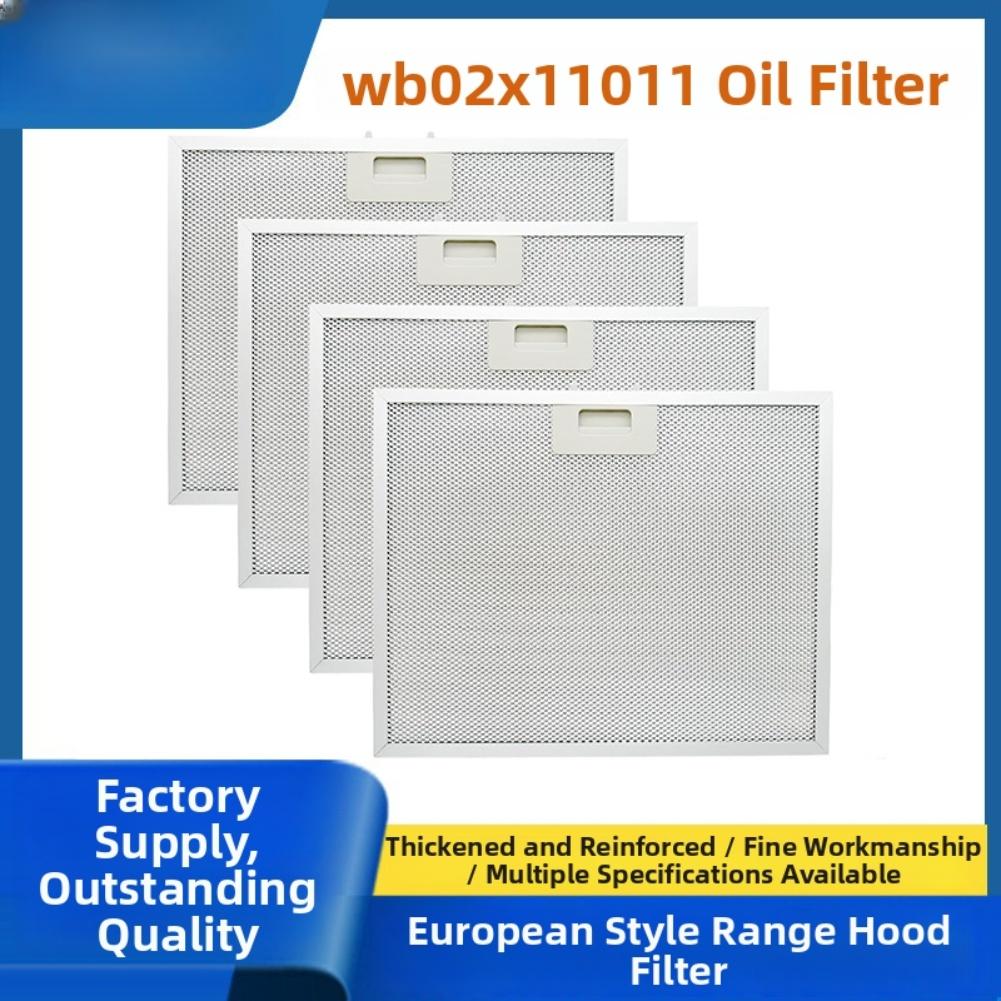 Range Hood Filter Screen WB02X11011 Compatible for JV636H1SS JV636H2SS JV536H1S Aluminum Alloy 369 x 295 Millimeters