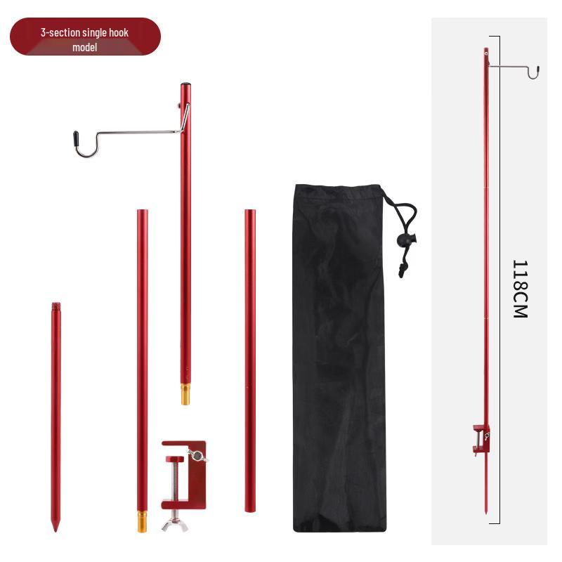 Black Scorpion Outdoor Folding Camping Lamp Stand
