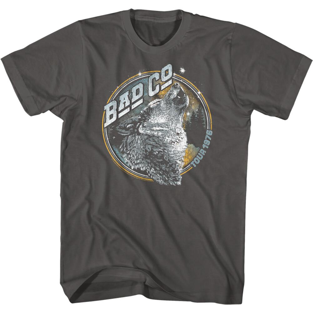 Bad Company Howling Wolf Bad Co Tour 1976 Men T Shirt Official Band Merch S