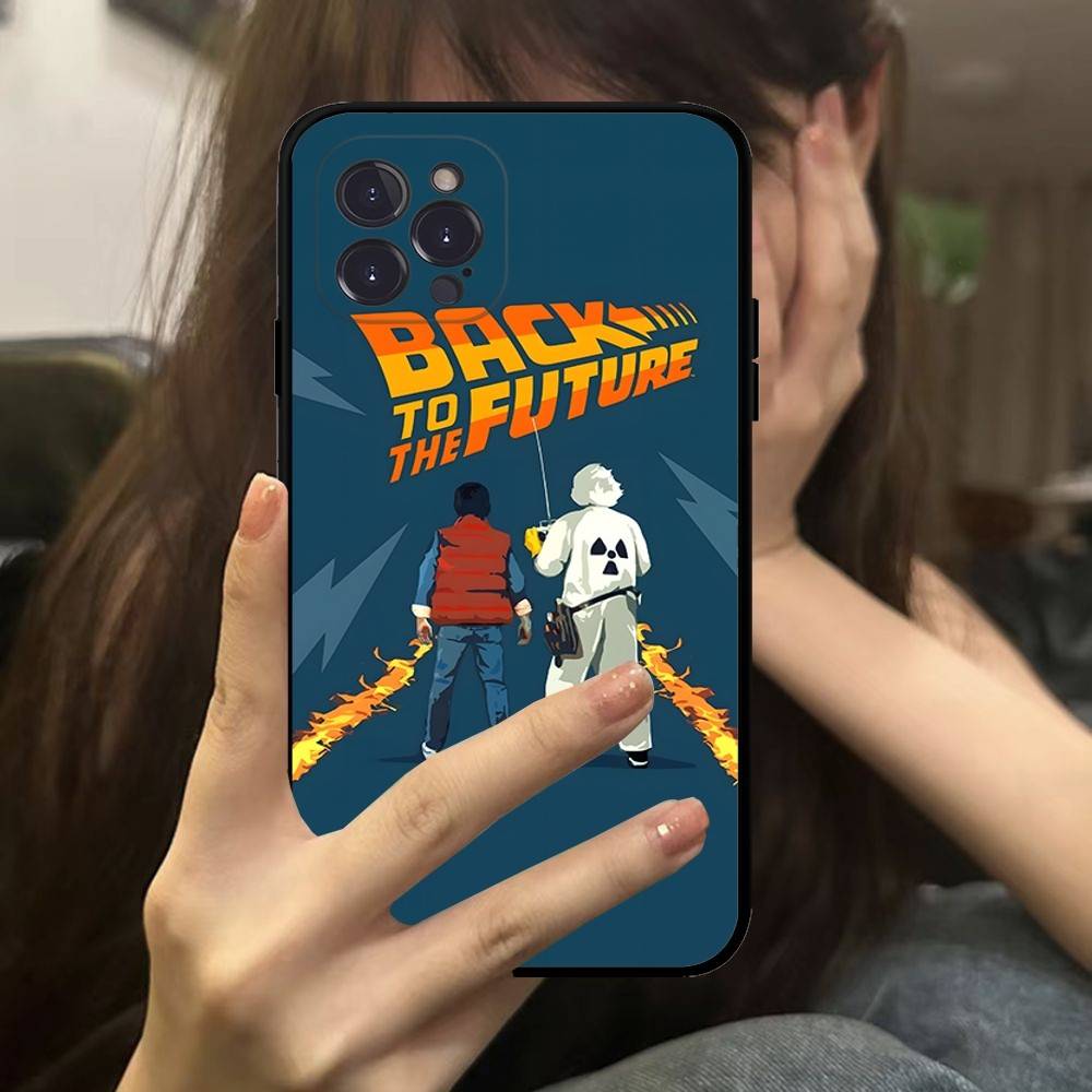 Back To The Future Phone Case For IPhone 14 Plus 13 Mini 11 16 15 17 Pro Max Protection Shockproof