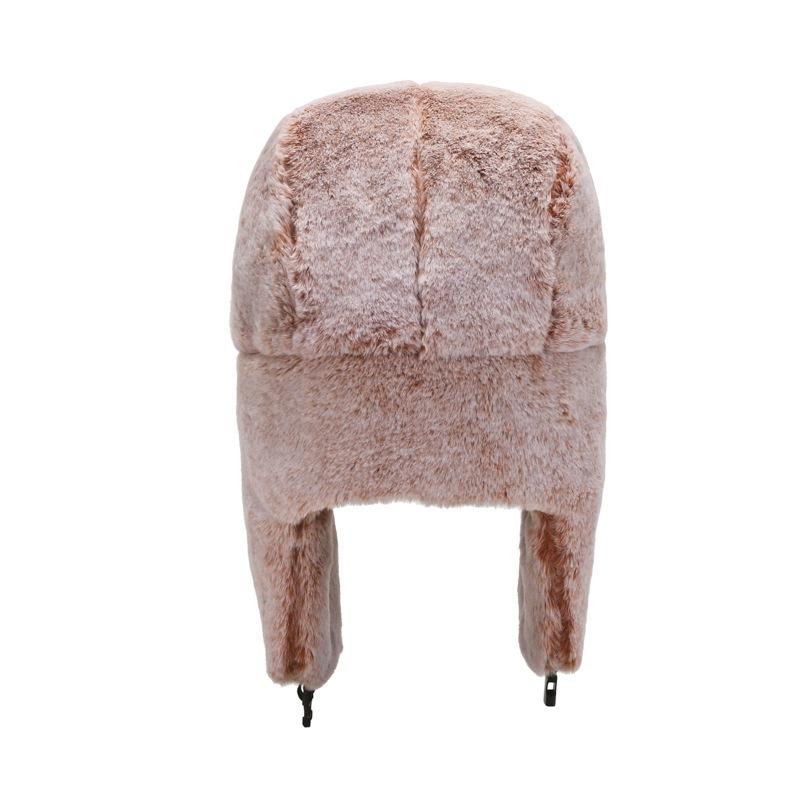 Winter women's outdoor riding cold-proof and warm ear protection hat fleece thickened men's ski cotton hat