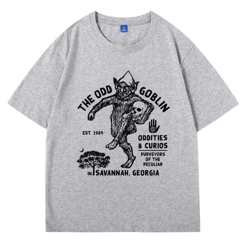 Unusual Occult Funny Meme T Shirt Men’s Women’s Cool Vintage Goblin Mode T-shirt Oversized Short Sleeves in Summer Cotton Tees