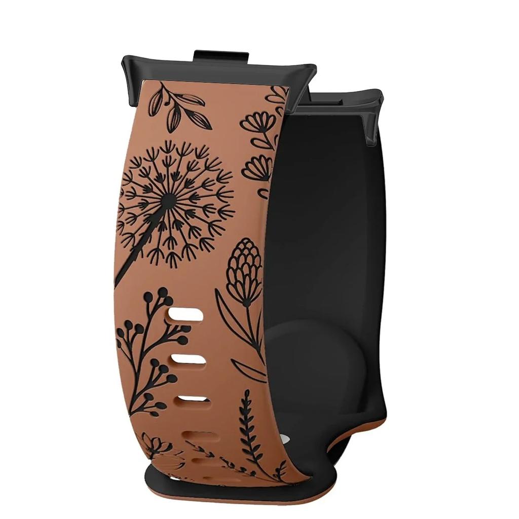 Silikonowy Pasek Pasek Do Xiaomi Mi Band 9 Pro/8 Pro Dwukolorowa Opaska na Nadgarstek z Mniszkiem Bransoletka Do Redmi Watch 4/5/6 Pasek Zamienny