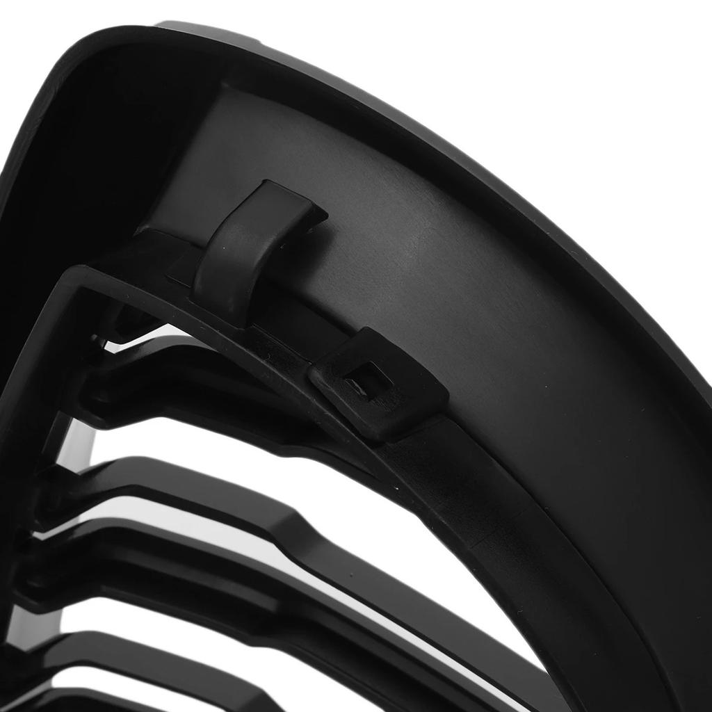 Car Kidney Grill Front Bumper 2 Slat Line Grille For BMW E46 Coupe Cabrio 325Ci 330Ci LCI 2door 2003-2006 Gloss Racing Grill