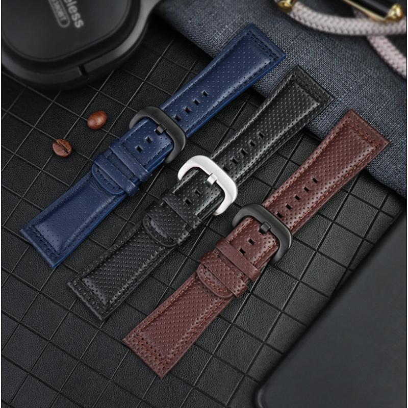 Rindsleder Uhrenarmband für Seven Friday SF-M2/Q201/02/03 P3C/02/SF-M3/04/P1B/01 Armband Echtes Leder Uhrenarmband 28mm Herren Armband