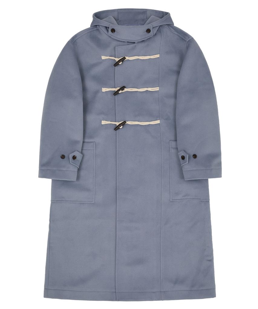 Waikei Oversized Duffle Long Coat Sky Blue