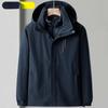 White Duck Down Detachable Three-in-one Jacket for Men, Windproof, Waterproof and Warm, Self-driving Camping and Mountaineering Clothing