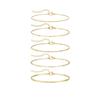 European and American Xiyin Personality Set Bracelet Female Simple ins Style Multi-layer Stacked Bracelet