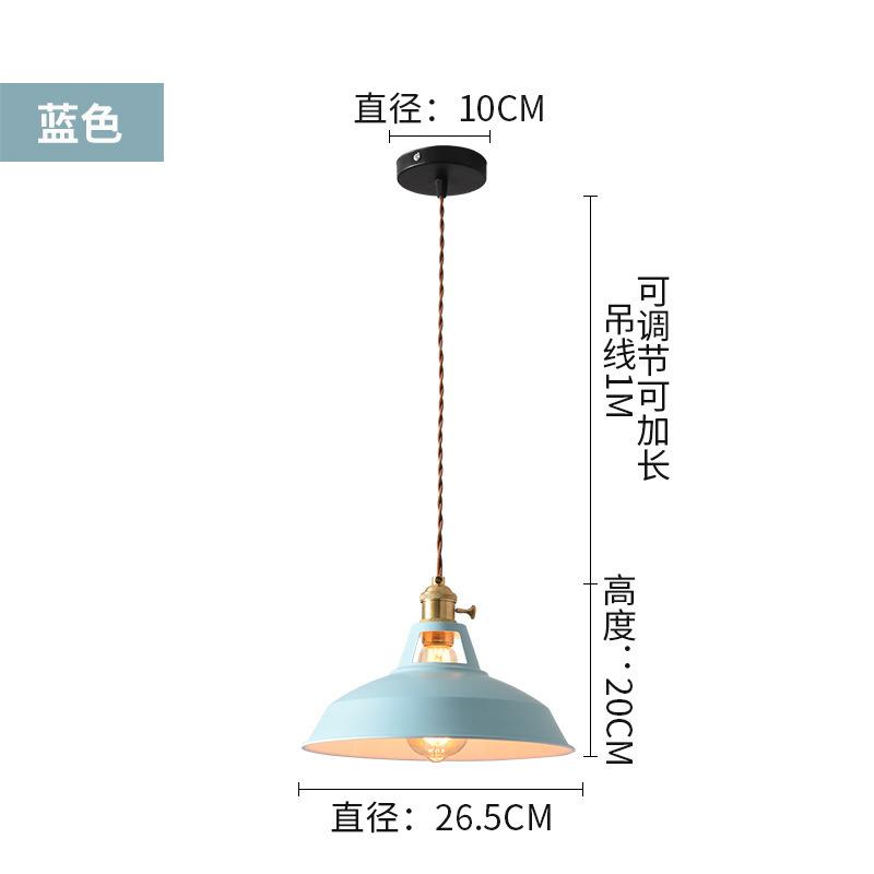 Industrial Style Iron Pendant Lamp American Countryside Retro Restaurant Bar Counter Light Coffee Shop Decoration E27 Chandelier