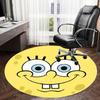 1pc SpongeBob SquarePants Round Carpet, Made of Polyester,Perfect for Decorating Office Chairs, Living Rooms,fplt048