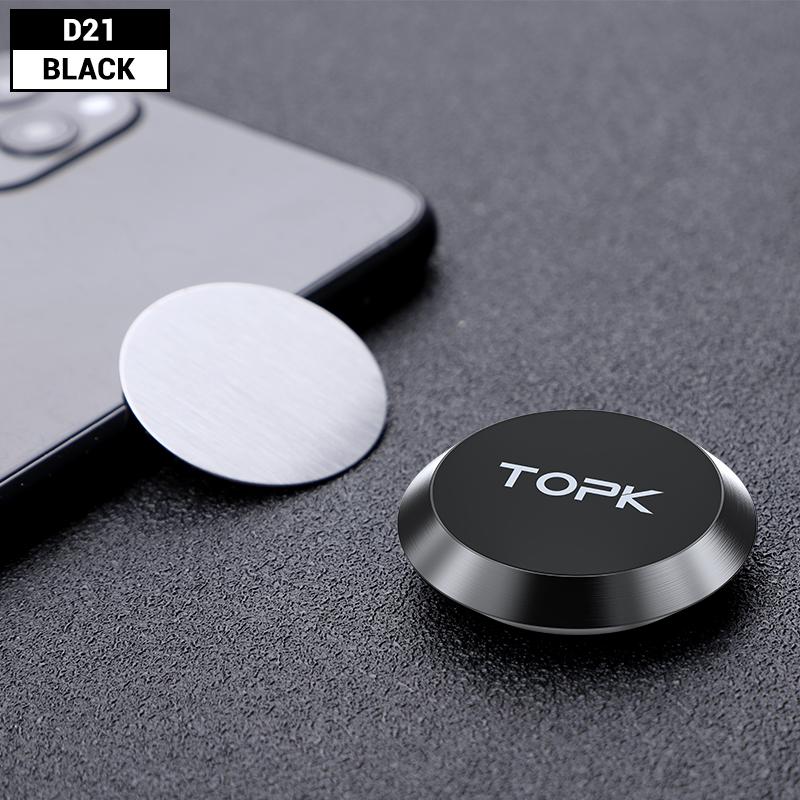 TOPK Magnetic Phone Holder for Car Air Vent Magnetic Phone Mount for Car,Car Phone Holder Mount for Cell Phones and Mini Tablets чёрный
