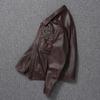 Chinese Size Casual Leather Jacket Men Real Cow Leather Retro Vintage Leather Jackets Mens Jackets