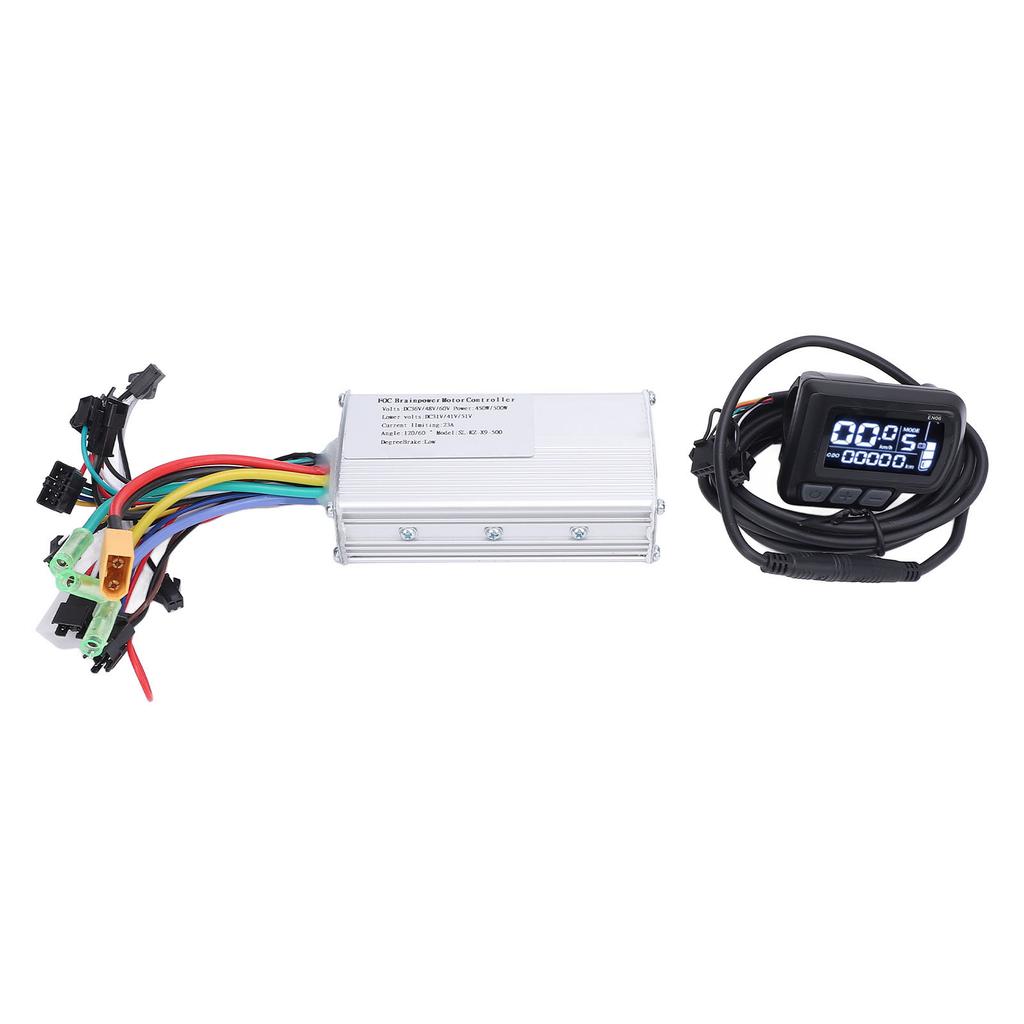 Electric Cycle Brushless Controller LCD Display Mini Meter 36V 48V 60V 450W 500W Intelligent Sine