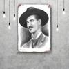 doc holliday Classic Poster Rusty Metal Plaque Retro Decorative Plate Bar Man Cave Garage Club Metal Sign Wall Decoration