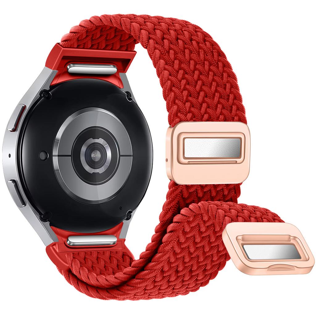 No Gaps Braided Band For Samsung Galaxy Watch 7 6 5 4 Classic 47mm 44mm 40mm/5 Pro Magnetic Bracelet Correa Galaxy Watch6 Strap